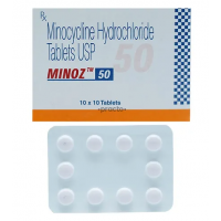 미노씬 미노즈 50mg (미노싸이클린 Minocycline) - 100정