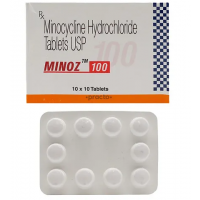 미노씬 미노즈 100mg (미노싸이클린 Minocycline) - 100정