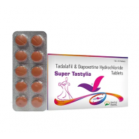 슈퍼타스틸리아 (타다리필 tadalafil 20mg + 다폭세틴 dapoxetine 60mg) - 100정