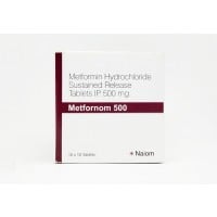 메트포르민 메트포놈 Metfornom 500mg SR 서방 - 100정