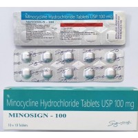 미노씬 미노사인 100mg (미노싸이클린 Minocycline) - 100정